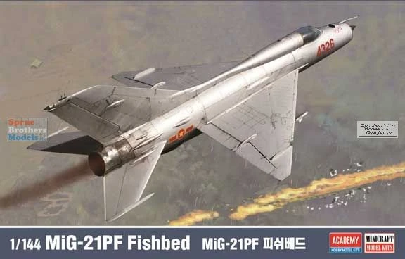 ACA12664 1:144 Academy MiG-21PF Fishbed