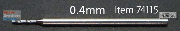 TAM74115 Tamiya Fine Pivot Drill Bit - 0.4mm