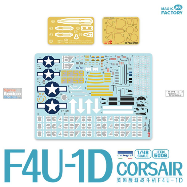 MGF5006 1:48 Magic Factory F4U-1D Corsair