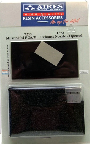 ARS7399 1:72 Aires Misubishi F-2A F-2B Exhaust Nozzle Opened (FNM kit)