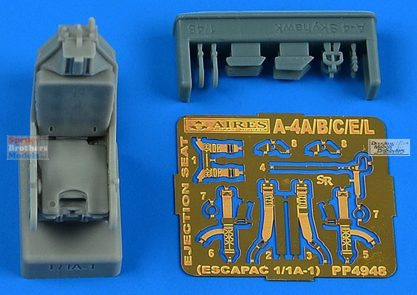 ARS4948 1:48 Aires A-4A A-4B A-4C A-4E A-4L Skyhawk ESCAPAC 1/1A-1 Type Ejection Seat