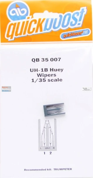 QBT35007 1:35 Quickboost UH-1B Huey Wipers (TRP kit)