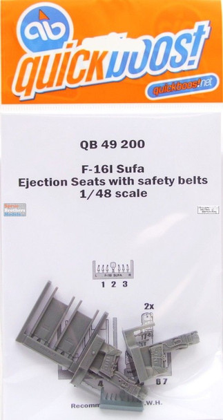 QBT49200 1:48 Quickboost F-16I Sufa Ejection Seats with Safety Belts