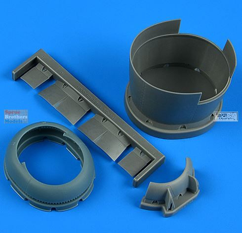 QBT49207 1:48 Quickboost F6F-5 Hellcat Cowling with Cooling Flaps