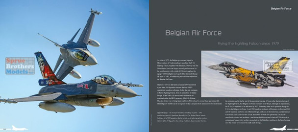 DHBHC002HC Duke Hawkins Books - Ode to the Falcon: 50 Years of the F-16 Fightning Falcon