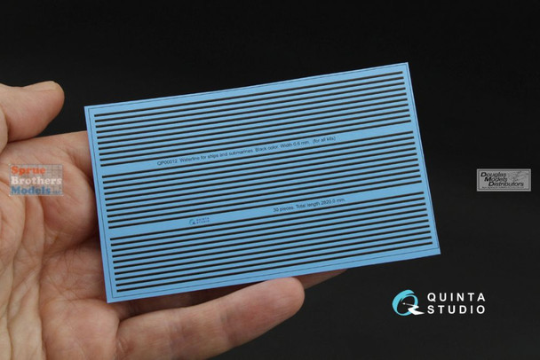 QTSQP00012 Quinta Studio 3D Decal - Black Stripes/Waterline for Ships and Submarines (Width 0.6mm)
