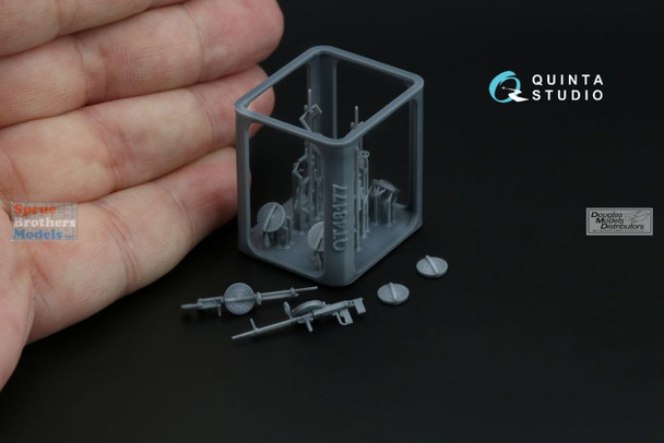 QTSQT48177 1:48 Quinta Studio IJA Te-4 Machine Gun Set