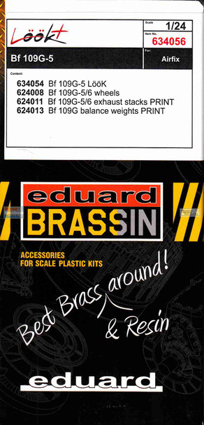 EDU634056 1:24 Eduard Look Plus - Bf109G-5 Detail Set (AFX kit)