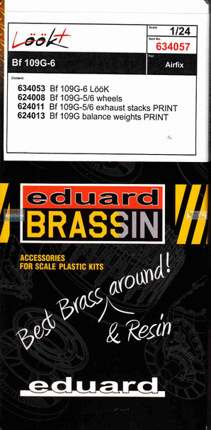 EDU634057 1:24 Eduard Look Plus - Bf109G-6 Detail Set (AFX kit)