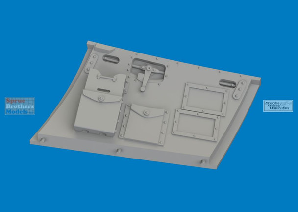 EDU6481187 1:48 Eduard Brassin - Hurricane Mk.I Cockpit Door (ARM kit)