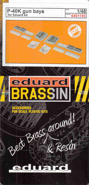EDU6481195 1:48 Eduard Brassin - P-40K Warhawk Gun Bays (EDU kit)