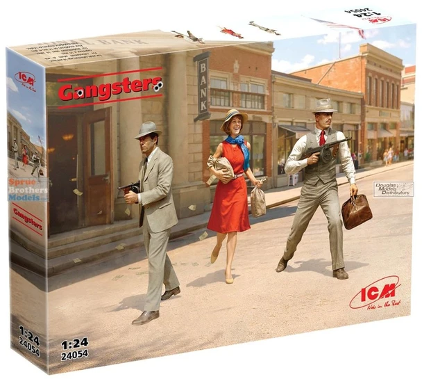 ICM24054 1:24 ICM A Gangster Figure Set