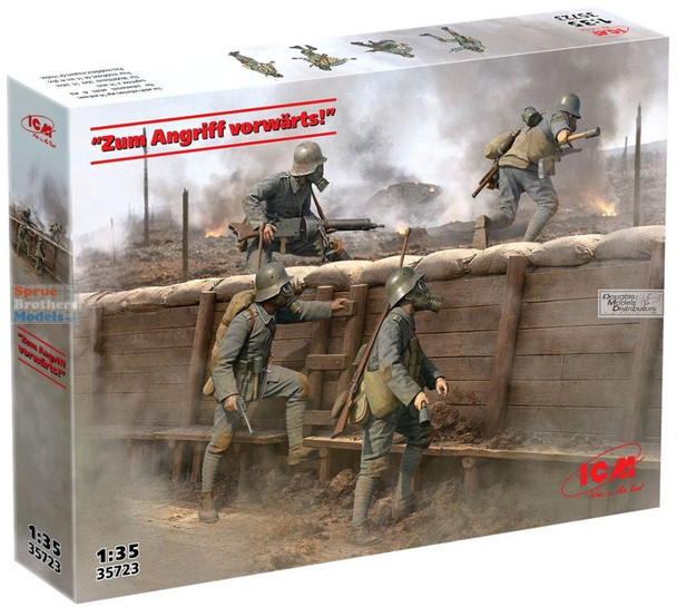ICM35723 1:35 ICM 'Zum Angriff vorwarts!' Figure Set