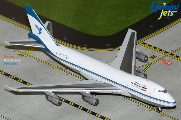 GEMGJ2305 1:400 Gemini Jets Iran Air B747-100 Reg #EP-IAM (pre-painted/pre-built)