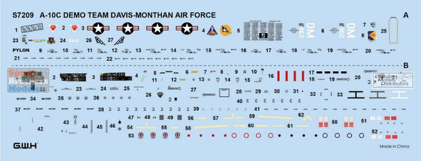 LNRS7209 1:72 Great Wall Hobby A-10C Thunderbolt II 'USAF A-10C Demo Team Davis-Monthan Air Force Base 2021'