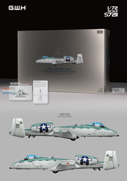LNRS7211 1:72 Great Wall Hobby A-10C Thunderbolt II 'USAF A-10C Demo Team Davis-Monthan Air Force Base 2020'