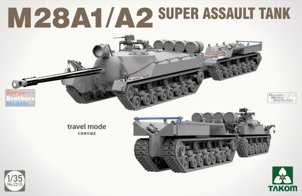 TAK02210 1:35 Takom M28A1/A2 Super Assault Tank