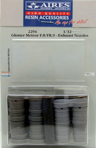 ARS2294 1:32 Aires Meteor F.8 / FR.9 Exhaust Nozzles (REV kit)