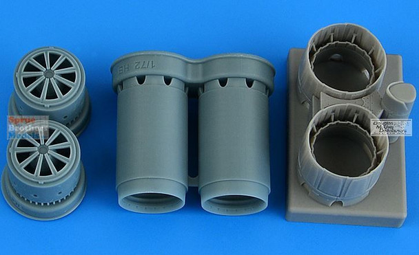 ARS7400 1:72 Aires Rafale Exhaust Nozzle Set (HBS kit)