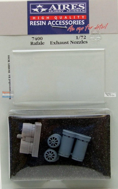 ARS7400 1:72 Aires Rafale Exhaust Nozzle Set (HBS kit)