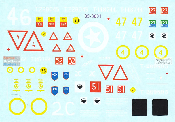 SRD353001 1:35 Star Decals: British Sherman Firefly NW Europe 1944-45