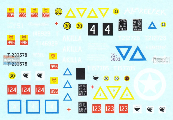 SRD353003 1:35 Star Decals: British Tanks in France 1944