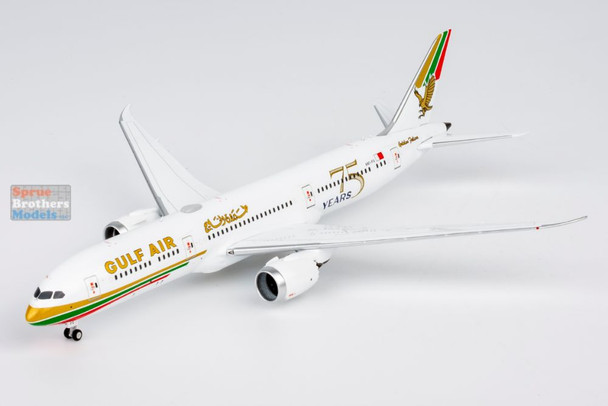 NGM55156 1:400 NG Model Gulf Air B787-9 Reg #A9C-FG '75 Years