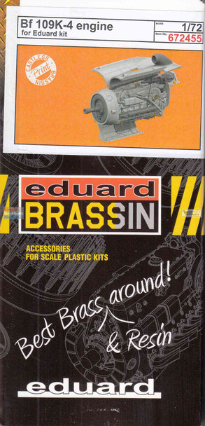 EDU672455 1:72 Eduard Brassin Bf109K-4 Engine (EDU kit)