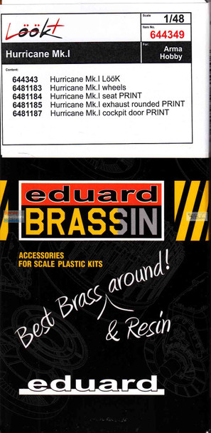 EDU644349 1:48 Eduard LookPlus - Hurricane Mk.I (ARM kit)