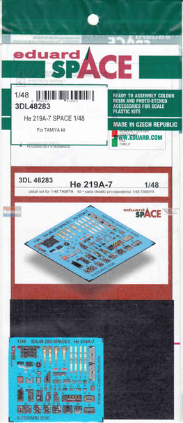 EDU3DL48283 1:48 Eduard SPACE - He219A-7 (TAM kit)