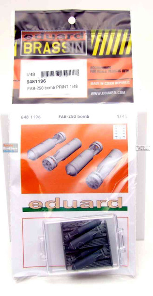 EDU6481196 1:48 Eduard Brassin - FAB-250 Bomb Set
