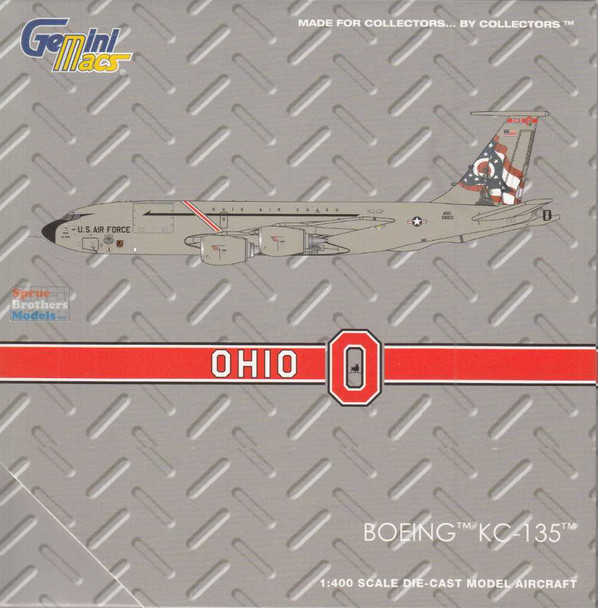 GEMGM161 1:400 Gemini Jets KC-135R Stratotanker Reg #63-8013 Ohio ANG (pre-painted/pre-built)