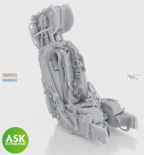 ASKA48073 1:48 ASK/Art Scale MK Mk.9 Ejection Seat with Seatbelts [for Harrier GR.1/3] (KIN kit)