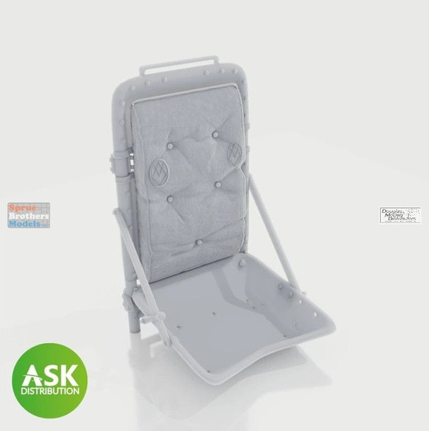 ASKA48087 1:48 ASK/Art Scale P-51D Mustang Seat without Seatbelts (EDU kit)