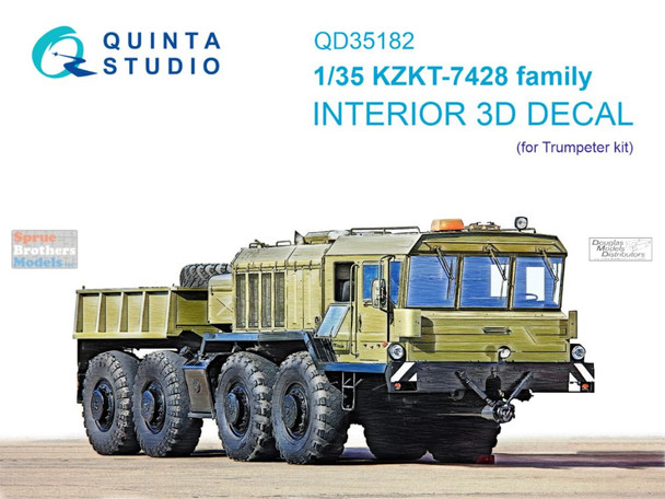 QTSQD35182 1:35 Quinta Studio 3D Decal - KZKT-7428 Family (TRP kit)
