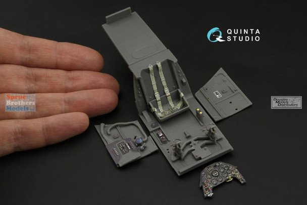 QTSQD24029 1:24 Quinta Studio Interior 3D Decal - Bf109G-5 Bf109G-6 (AFX kit)