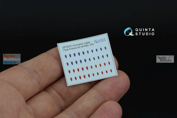 QTSQP32031 1:32 Quinta Studio 3D Decal - Red-Blue Formation Lights Type A