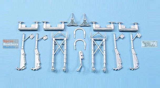 SAC48491 1:48 Scale Aircraft Conversions - HP.52 Hampden TB Mk.I / B Mk.I Landing Gear (ICM kit)