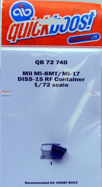 QBT72740 1:72 Quickboost Mi-8MT Mi-17 Hip DISS-15 RF Container (HBS kit)