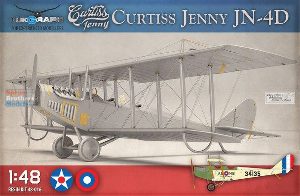 LUK48016 1:48 LukGraph Curtiss Jenny JN-4D