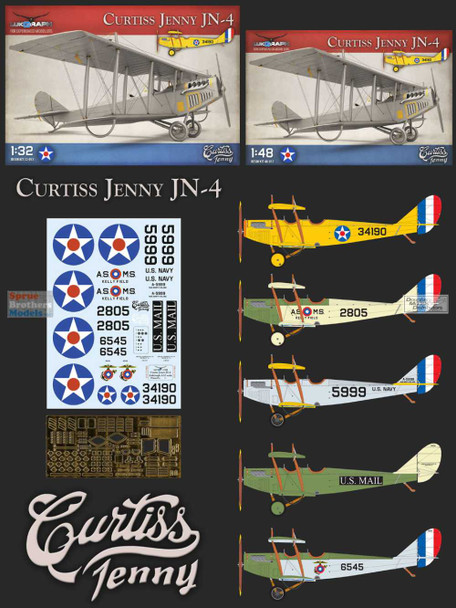 LUK48017 1:48 LukGraph Curtiss Jenny JN-4