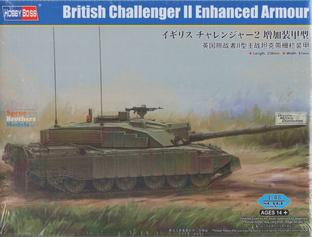 HBS84854 1:48 Hobby Boss Challenger II Enhanced Armor