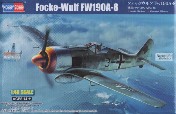 HBS81782 1:48 Hobby Boss Focke Wulf Fw190A-8