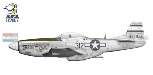 ARM70073 1:72 Arma Hobby P-51D Mustang Very Long Range
