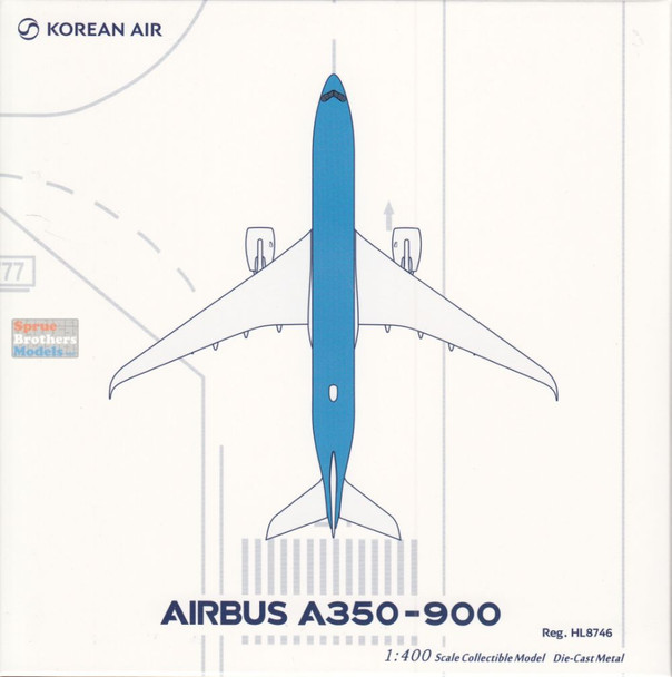 NGM39132 1:400 NG Model Korean Air Airbus A350-900 Reg #HL8746 (pre-painted/pre-built)