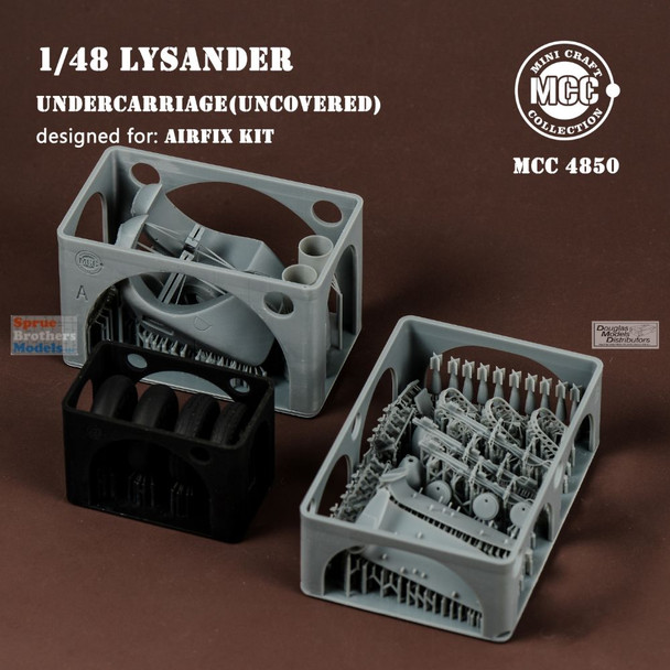MCC48050 1:48 Mini Craft Collection Lysander Undercarriage - Uncovered (AFX kit)