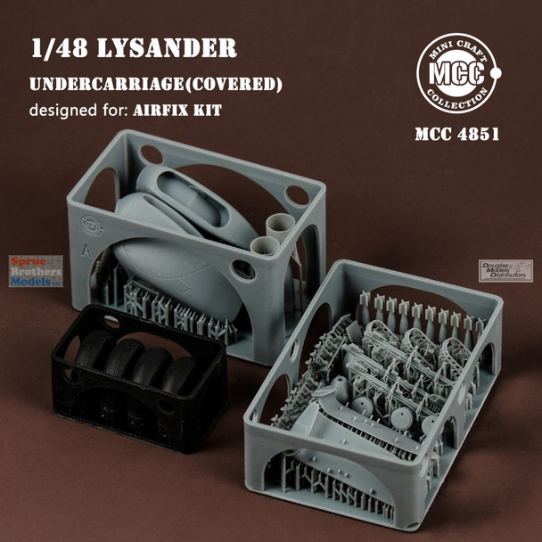 MCC48051 1:48 Mini Craft Collection Lysander Undercarriage - Covered (AFX kit)