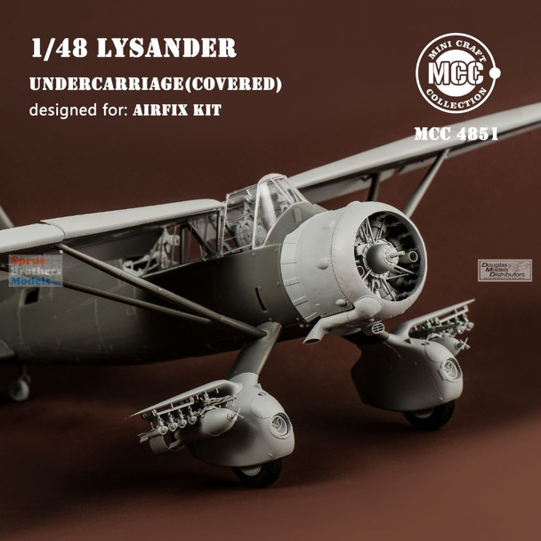 MCC48051 1:48 Mini Craft Collection Lysander Undercarriage - Covered (AFX kit)