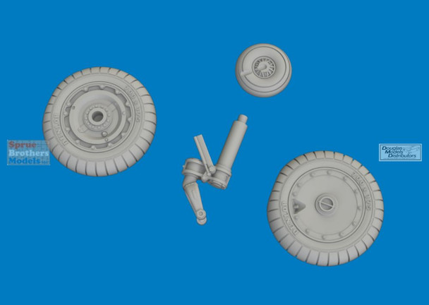 EDU6481201 1:48 Eduard Brassin - Fw190D-9 Wheels (MIA kit)