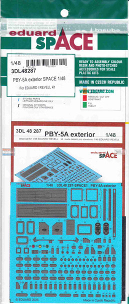 EDU3DL48287 1:48 Eduard SPACE - PBY-5A Catalina Exterior Details (EDU/REV kit)